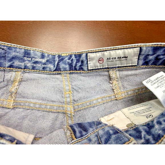 AG Adriano Goldschmied The Phoebe Vintage High Waisted Tapered Leg Jeans Size 25 - Picture 11 of 16